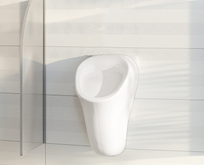 Писсуар подвесной VitrA Arkitekt 6201B003-0199 с внутренним подводом воды