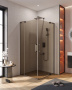 SLIDER-AH-2-90/100-100/110-GRIGIO-BORO Душевой уголок, Условный размер, мм:(900-1000)x(1000-1100)x1950 Габариты с диапазоном регулировок, мм:(900-1000)x(1000-1100)x1950 