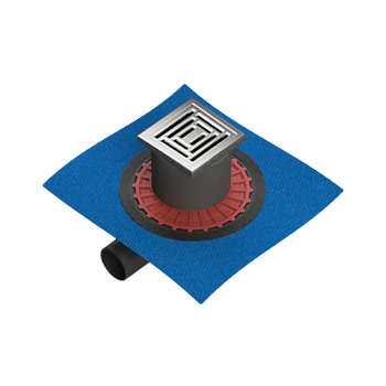 Душевой трап Square 15x15 см, горизонтальный, хром Душевой трап Square 15x15 см, горизонтальный, хром