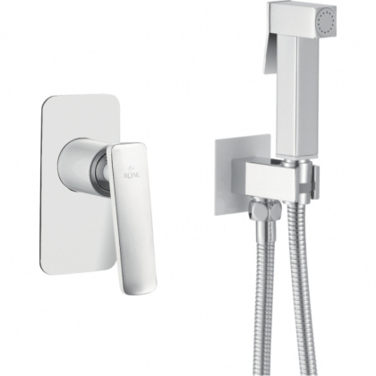 Гигиенический душ со смесителем Rose R1605F, белый/хром Гигиенический душ со смесителем Rose R1605F, белый/хром