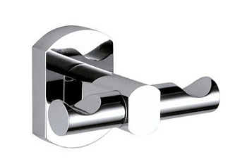 Крючок двойной Remer Forma FR50, хром Крючок двойной Remer Forma FR50, хром