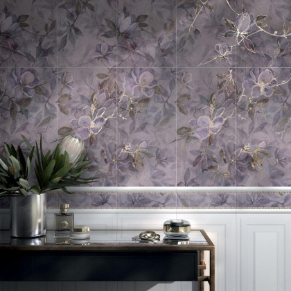 Бордюр VT\C437\11037R Магнолия 3 матовый (7,2см*30см*9мм) (20шт/0,432м2) флора, шт