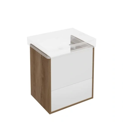 Тумба PRO подвесная 2 ящика 55, швейцарский вяз