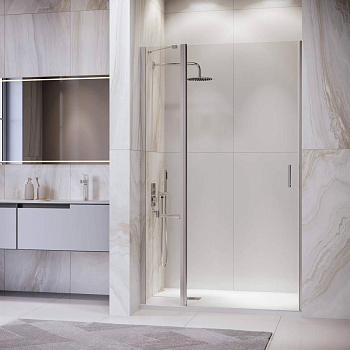 Душевая дверь 110*195 RGW LE-004 Хром/Прозрачное/6 мм