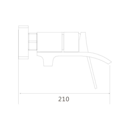 Смеситель для ванны Shevanik S40H S4002H