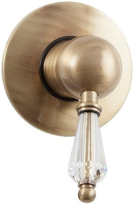 VINTAGE-DIM-02-Sw Встраиваемый однорычажный смеситель для душа,исполнение бронза,Swarovski