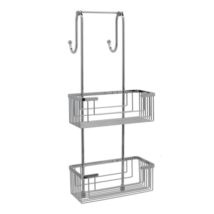 Комплект из держателей и 2-х навесных полок, 27,5х66,5х27,3 см, хром, K-71122