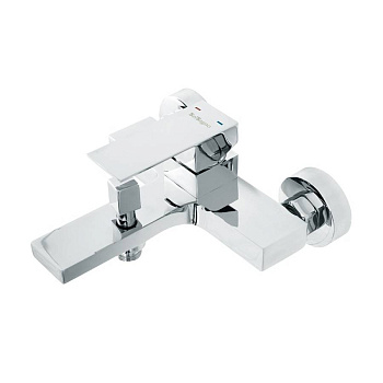 ROM-VASM-CRM Смеситель для ванны и душа в комплекте с ручным душем, шлангом и держателем Исполнение: Хром  ROM-VASM-CRM Смеситель для ванны и душа в комплекте с ручным душем, шлангом и держателем Исполнение: Хром