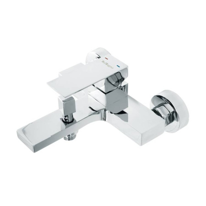 ROM-VASM-CRM Смеситель для ванны и душа в комплекте с ручным душем, шлангом и держателем Исполнение: Хром  ROM-VASM-CRM Смеситель для ванны и душа в комплекте с ручным душем, шлангом и держателем Исполнение: Хром