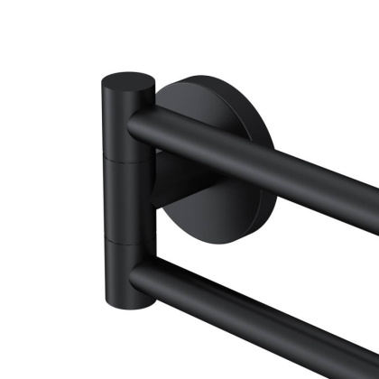 A85A32622 X-Joy, Двойная вешалка-вертушка для полотенец черный