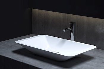 Раковина Salini CALLISTA 107 1101207SMRF S-Stone покраска по RAL полностью, накладная, матовая Раковина Salini CALLISTA 107 1101207SMRF S-Stone покраска по RAL полностью, накладная, матовая