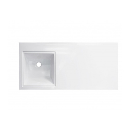 Тумба подвесная под умывальник Dallas Luxe 1300х482 левосторонняя 1 ящик (ШхГхВ) 1292х476х430 Тумба подвесная под умывальник Dallas Luxe 1300х482 левосторонняя 1 ящик (ШхГхВ) 1292х476х430