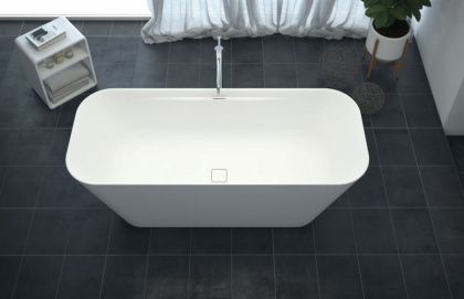 TITAN-SQUARE-170-70-57 Ванна из литьевого мрамора Цвет Белый 