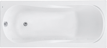 Uno акриловая ванна прямоугольная 170х75 белая