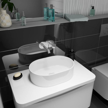 Умывальник Point Виктория 46 PN43062 овальный, белый