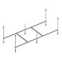 W80A-150-070W-R Like, Каркас для ванны A0 150х70 см, шт