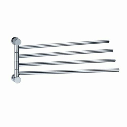 Держатель полотенец четверной, 40,5х17х3,1, хром, K-1034