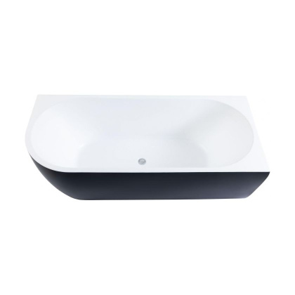 Акриловая ванна Aquanet Family Elegant B 180x80 3806N Gloss Finish (панель Black matte)