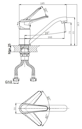 Смеситель для кухни RUSH Jawa (JA0735-25) Смеситель для кухни RUSH Jawa (JA0735-25)