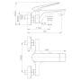Смеситель Lemark Allegro LM5914CW для ванны Смеситель Lemark Allegro LM5914CW для ванны