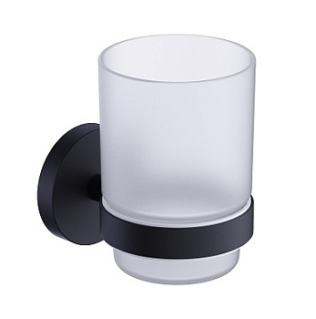 Стакан для зубных щеток Timo Saona Black 13031/03