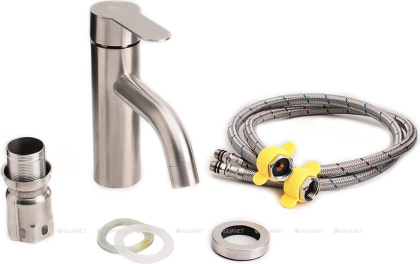 Смеситель для раковины Orange Steel M99-021ni никель Смеситель для раковины Orange Steel M99-021ni никель