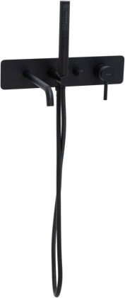 Смеситель для ванны Allen Brau Priority 5.31A05-31 (с внутренней частью) черный матовый Смеситель для ванны Allen Brau Priority 5.31A05-31 (с внутренней частью) черный матовый