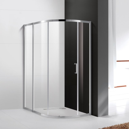 Душевой уголок MOLVENO-RH-1-110/90-P-Cr Условные размеры, мм:1100x900x1950 Габариты с диапазоном регулировок, мм:(1080-1105)x(880-905)х1950 Ширина входа, мм:480 