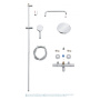 Душевая система Grohe Grohtherm 1000 Tempesta 210 26223001 хром