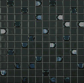 Стеклянная мозаика, 828 MIX BLACK, Aura