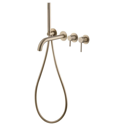 Смеситель для ванны Abber Wasser Kreis AF8130G золото матовое Смеситель для ванны Abber Wasser Kreis AF8130G золото матовое