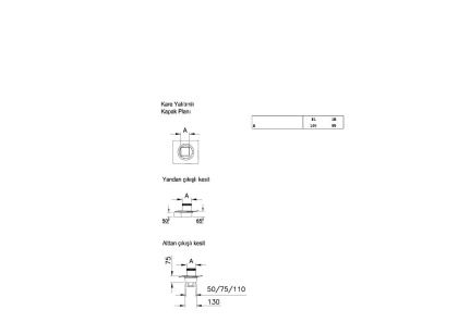 Душевой трап Square 10x10 см, вертикальный, матовый хром Душевой трап Square 10x10 см, вертикальный, матовый хром