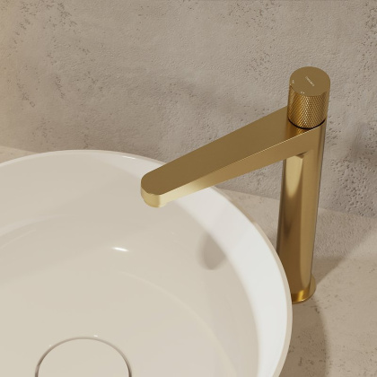 Смеситель для умывальника OMNIRES CONTOUR CT8012GLB (брашированное золото) Смеситель для умывальника OMNIRES CONTOUR CT8012GLB (брашированное золото)