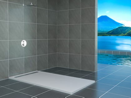 Душевой поддон RGW STМ-188W 80 x 180 см, прямоугольный, из искусственного камня, белый, 14202818-01