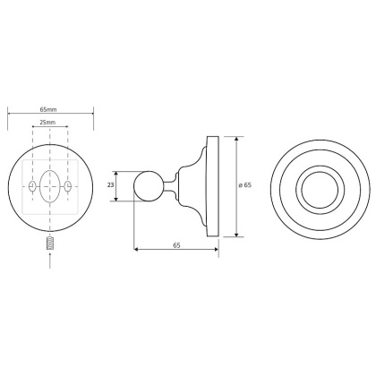 Крючок Bemeta Retro bronze 144106137 Бронза