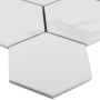 Керамическая мозаика, Hexagon big Carrara Matt 95x110, Geometry