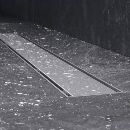 W02SC-U11-070-04SB PrimeFlow Трап для душа линейный универс затвор Tile 70см цвет сталь мат W02SC-U11-070-04SB PrimeFlow Трап для душа линейный универс затвор Tile 70см цвет сталь мат