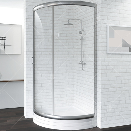 Душевой уголок RGW Passage PA-56 80х80 06085688-11K с поддоном профиль Хром стекло прозрачное