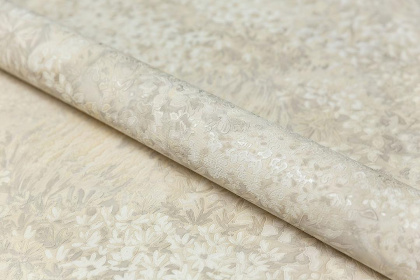 Обои KM7507 Апрель мотив-2, желтый серый Виниловые (1,06м*10,05м), шт