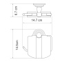 Ammer K-7025 Держатель туалетной бумаги Ammer K-7025 Держатель туалетной бумаги