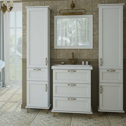 Пенал напольный Bali Classic правосторонний (ШхВхГ) 428х2000х350