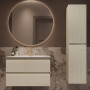 База под раковину Welle 800 подвесная, 2 выкатных ящика soft-close, M.Beige