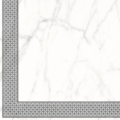 7346-0002-1001 Декор кер. Каррара Нова_LB Бел. 45*45 _геометрия_ 1 \4