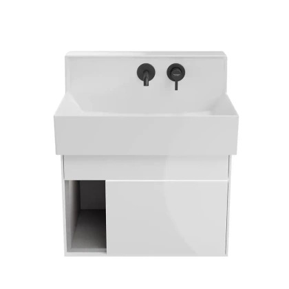 Тумба LOGICA M подвесная 2 выдвижных ящика 65, белоснежный LO.M.65\WHT