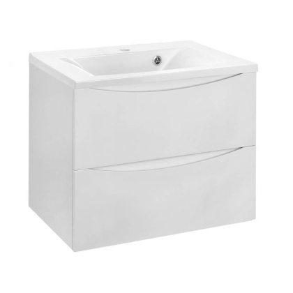База под раковину Mia 650 подвесная, 2 выкатных ящика soft close, G.White База под раковину Mia 650 подвесная, 2 выкатных ящика soft close, G.White