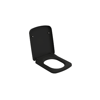 Сиденье с крышкой Scala, дюропласт, плавное опускание, матовый черный, арт. A0312-004 (A0322-004), шт