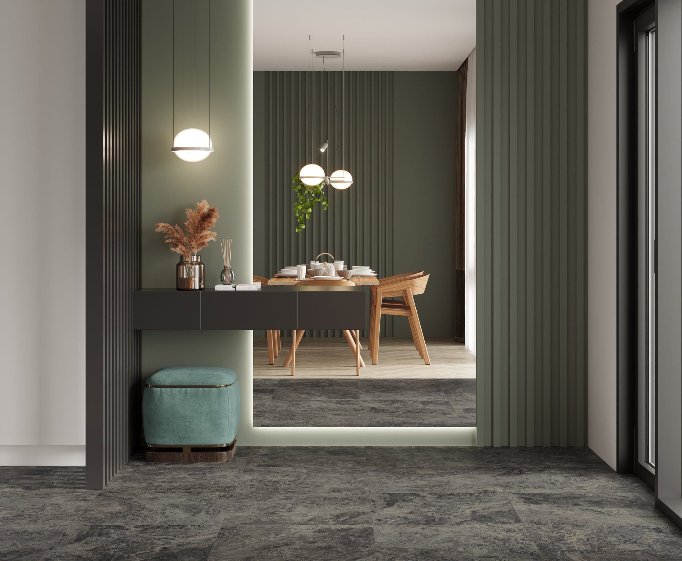 Galaxy Nero Керамогранит графитовый SG630920R 60х60 матовый