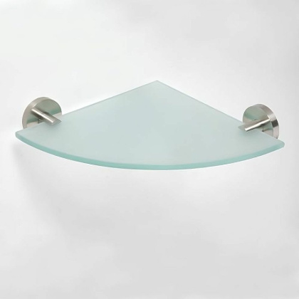 Полочка стеклянная угловая