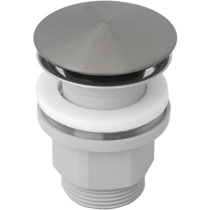 Пробка "click-clack" к сифону для умывальника A64IN (инокс)