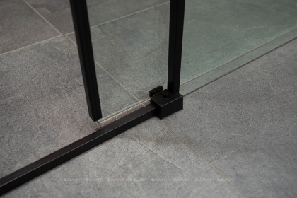 Душевая дверь Aquanet Pleasure AE60-N-160H200U-BT 160, прозрачное стекло